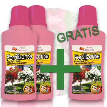 Oferta 2+1 – Fertilizante líquido para roseiras em haste